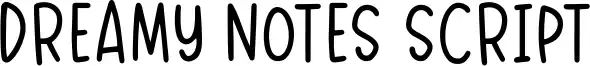 Dreamy Notes Script