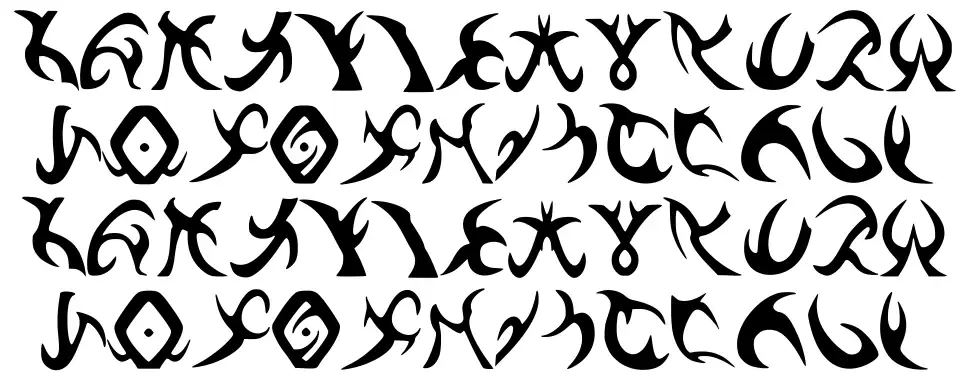 Drenn s Runesfont specimens