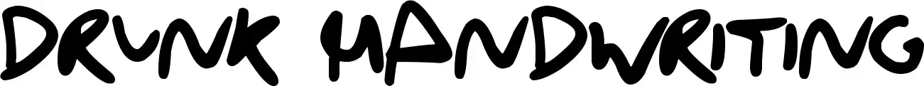 Drunk Handwriting