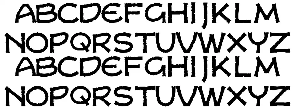 Dungeon Crawler CBfont specimens