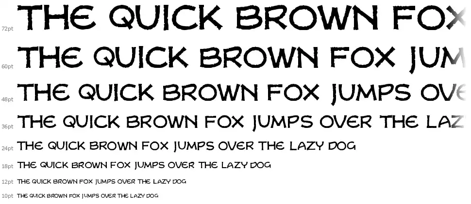 Dungeon Crawler CBfont waterfall