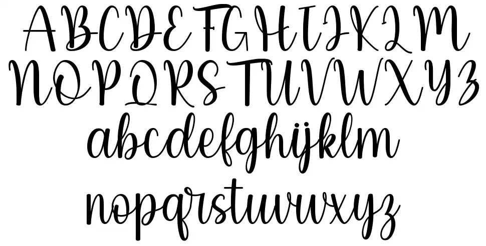 Easter Displayfont specimens