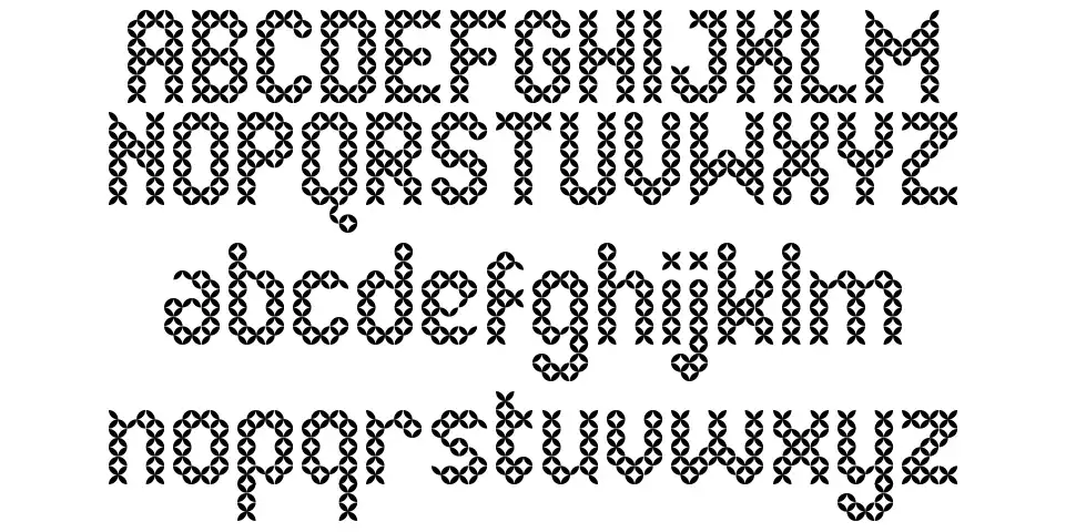 Eenvoudige Batikfont specimens