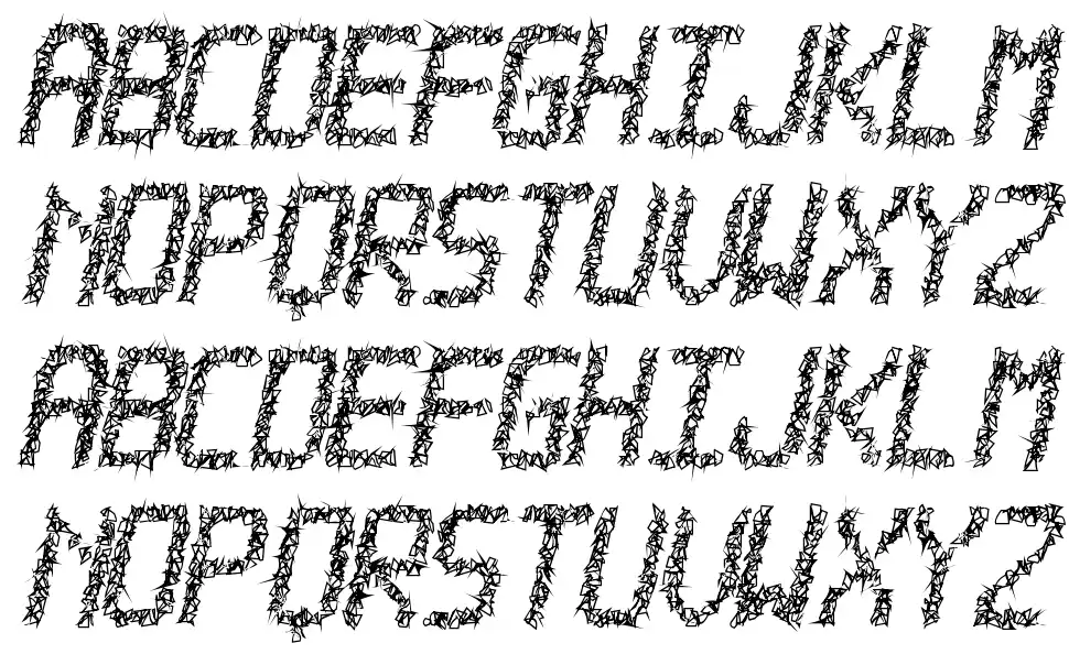 El Alambre TFBfont specimens