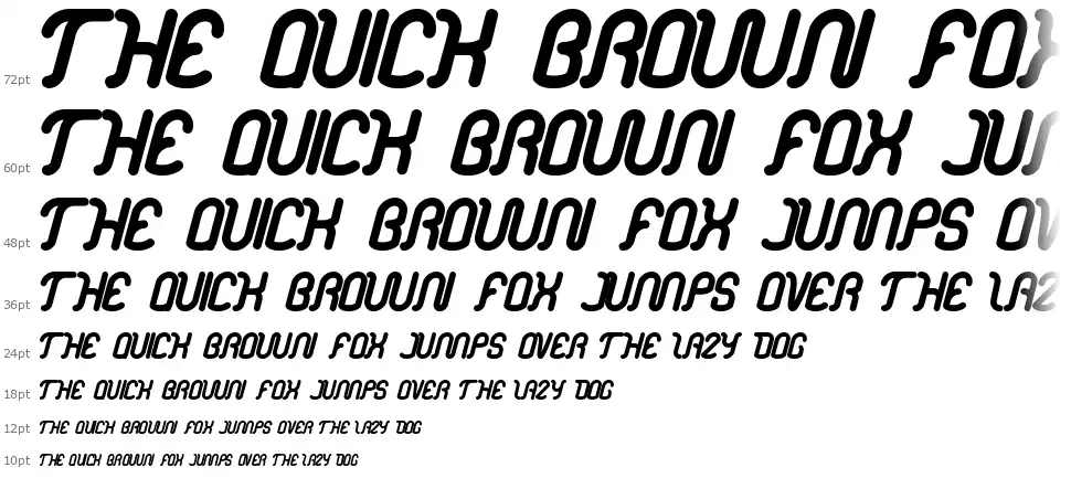 Electronicfont waterfall