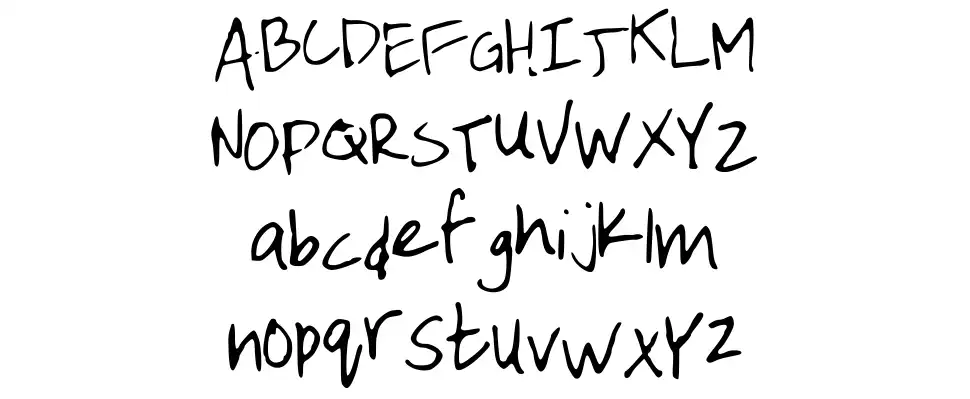 Emilee Handwritingfont specimens