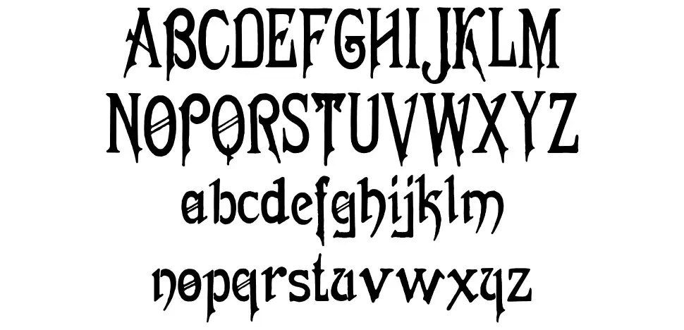 Empire 1887 Espécimes Empire 1887font specimens