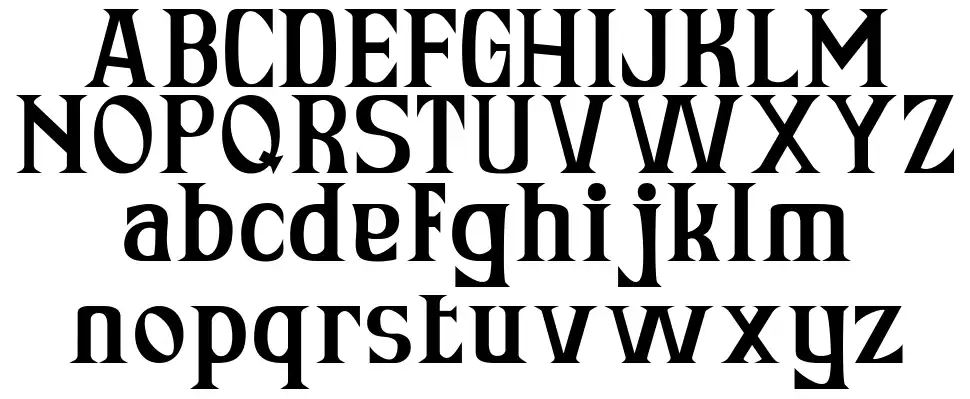 Ensatulogifont specimens