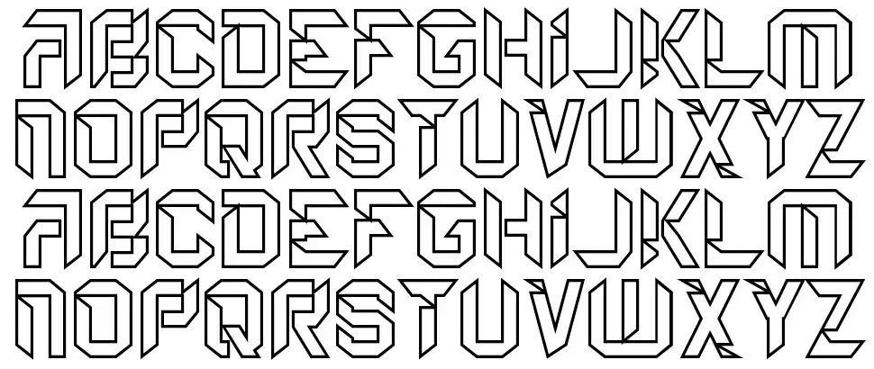 Eticalfont specimens