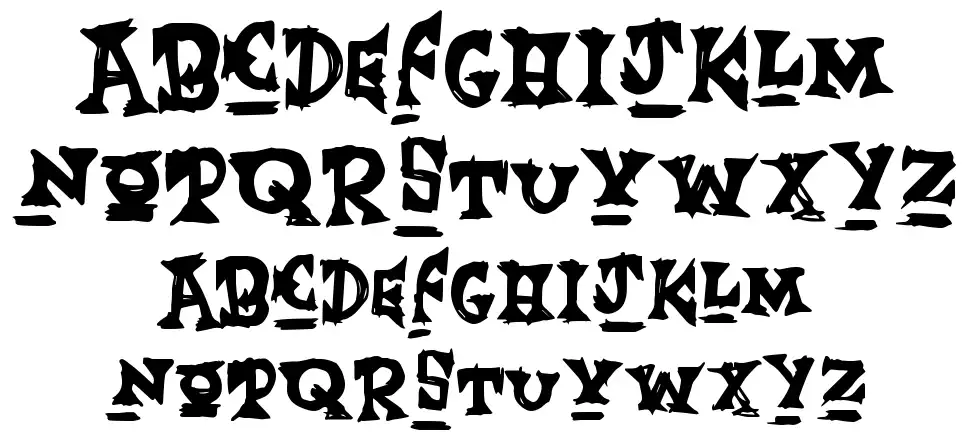 Event Makerfont specimens