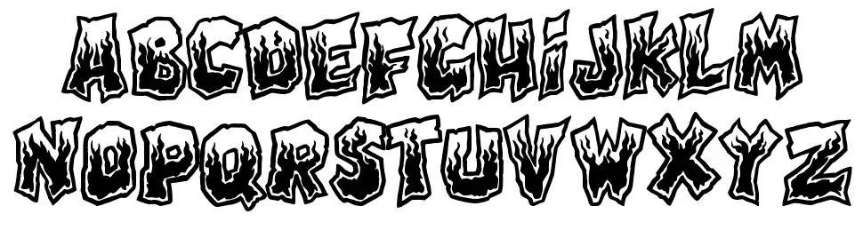 Evil Highwayfont specimens