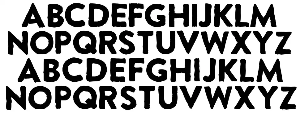Extra Grotesquefont specimens