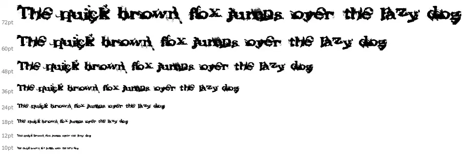 Fantasy Machinefont waterfall