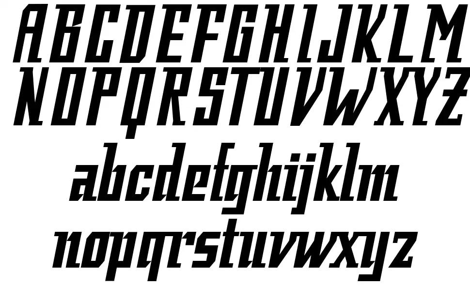 Fatmanfont specimens