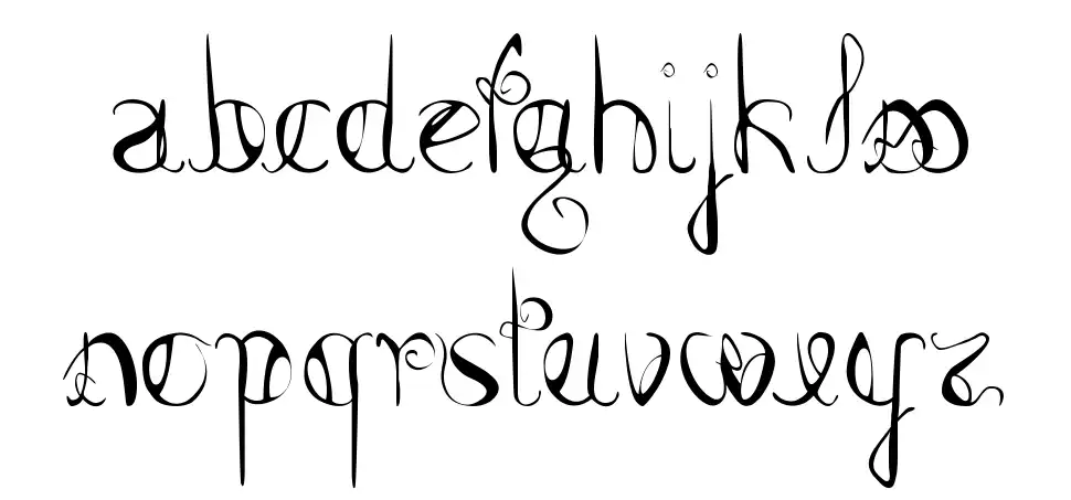 Femme Fatalfont specimens