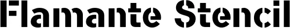 Flamante Stencil