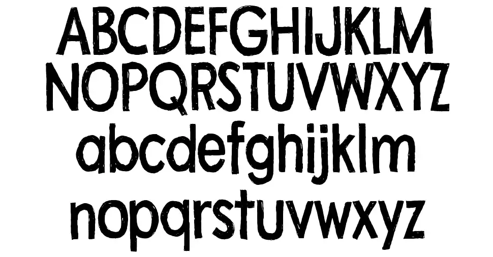Flea Market Findsfont specimens