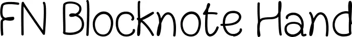 FN Blocknote Hand