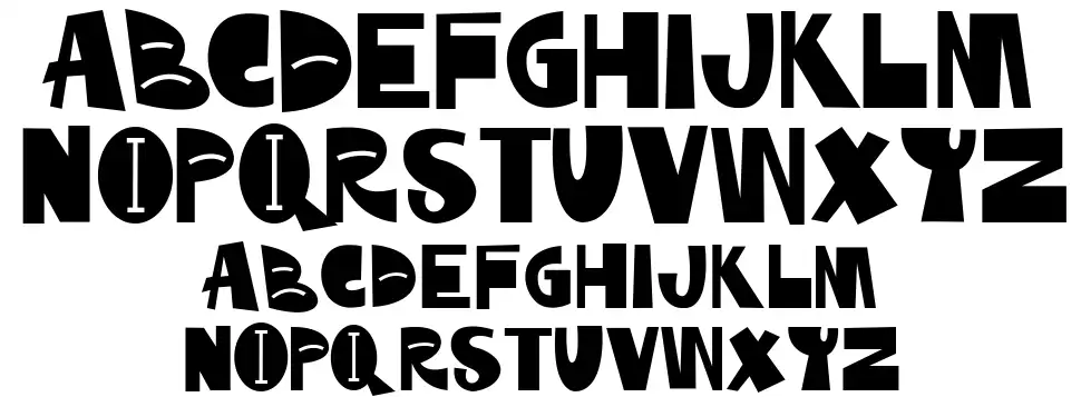 Fonkeyfont specimens