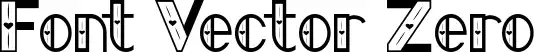 Font Vector Zero