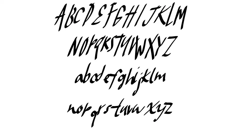 Frosty Winterfont specimens