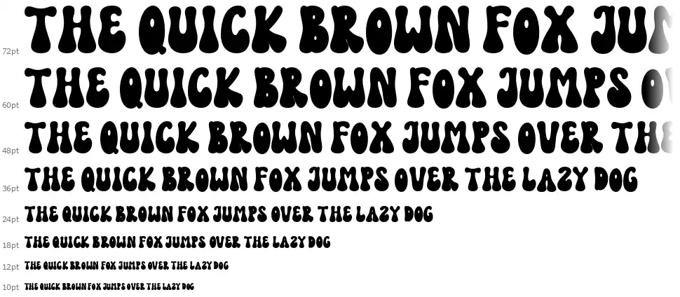 Funky Holiday Cascata Funky Holidayfont waterfall