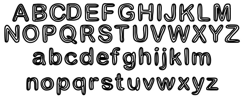 Gaelle Number 3font specimens