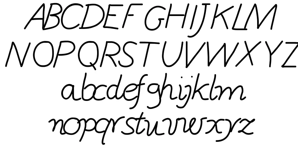 Gaelle Number 5font specimens