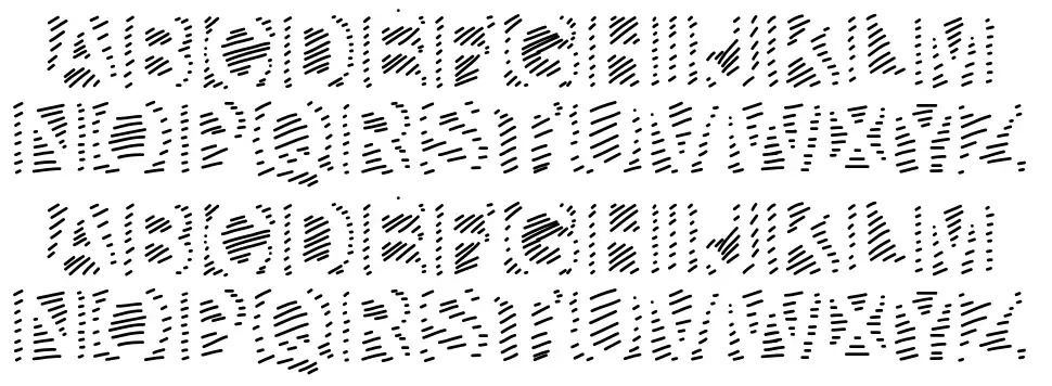 Gaelle Number 6font specimens