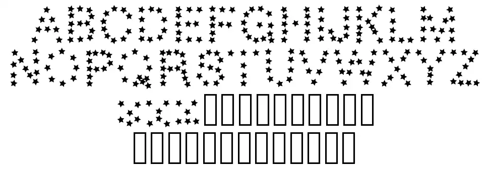 Gaelle Starfont specimens