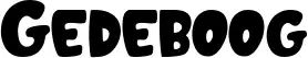 Gedeboog