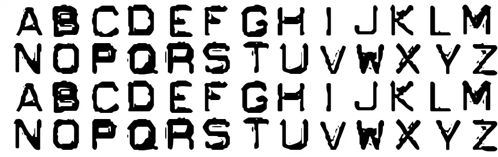 GF Ordnerfont specimens