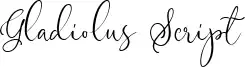 Gladiolus Script