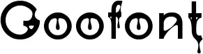 Goofont