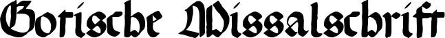 Gotische Missalschrift