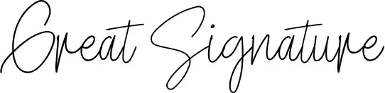 Great Signature