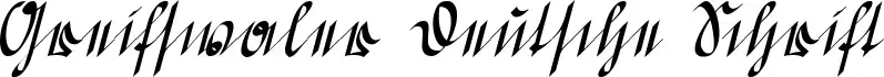 Greifswaler Deutsche Schrift