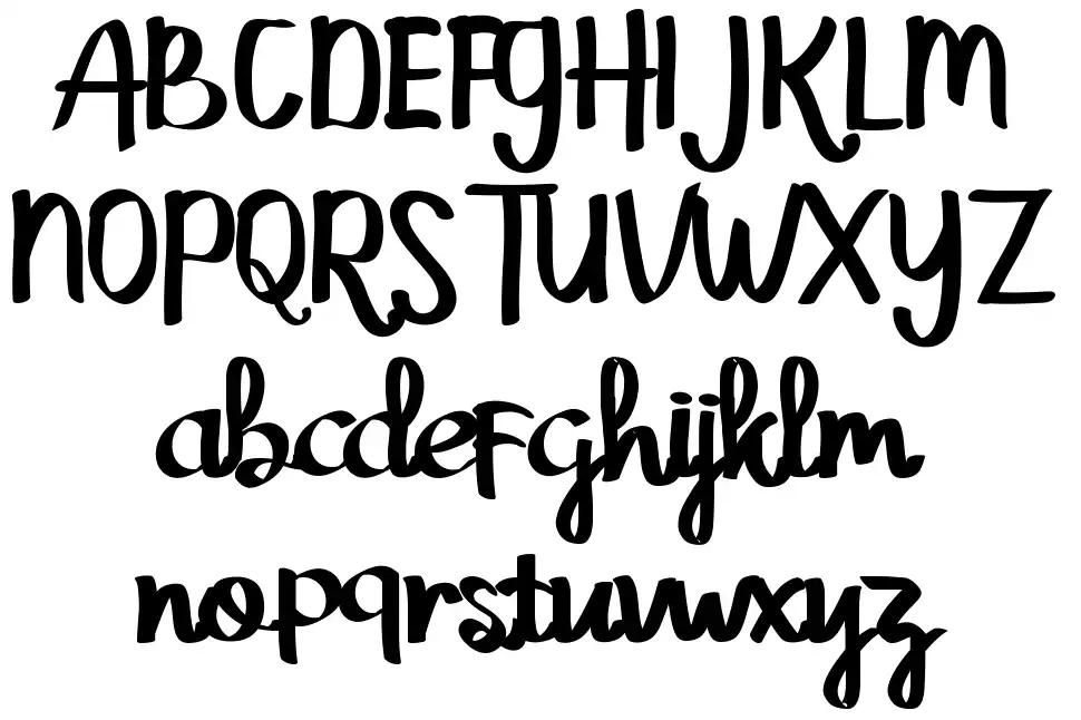 Grey Cloudfont specimens
