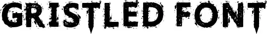 Gristled Font