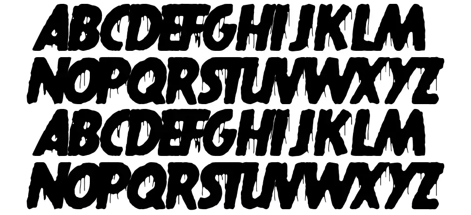 Gypsylandfont specimens