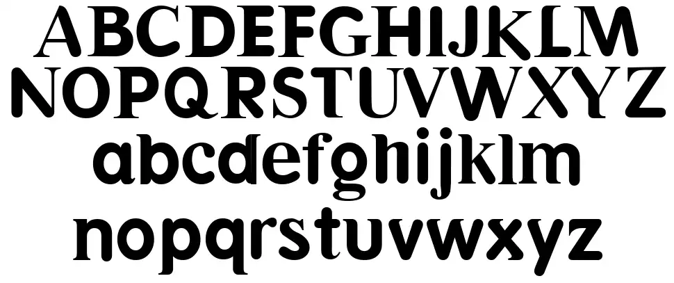 Halvarfont specimens