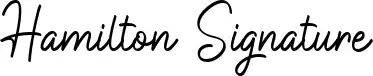 Hamilton Signature
