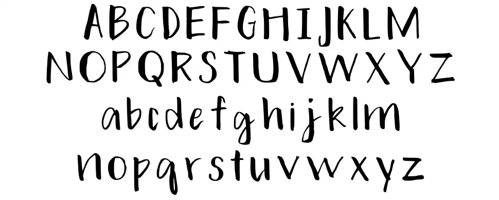 Hands Onfont specimens
