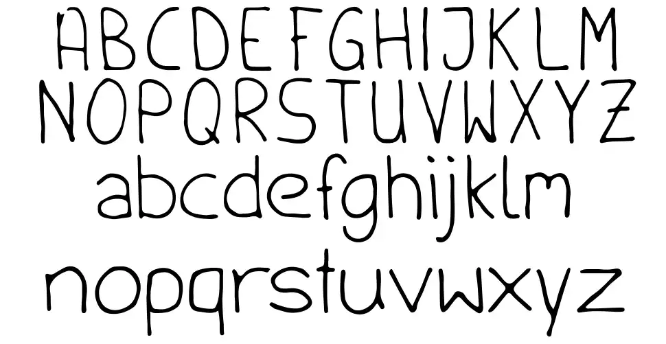 Handschriftfont specimens