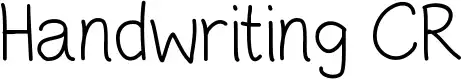 Handwriting CR