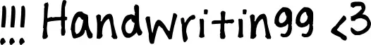 !!! Handwritingg <3