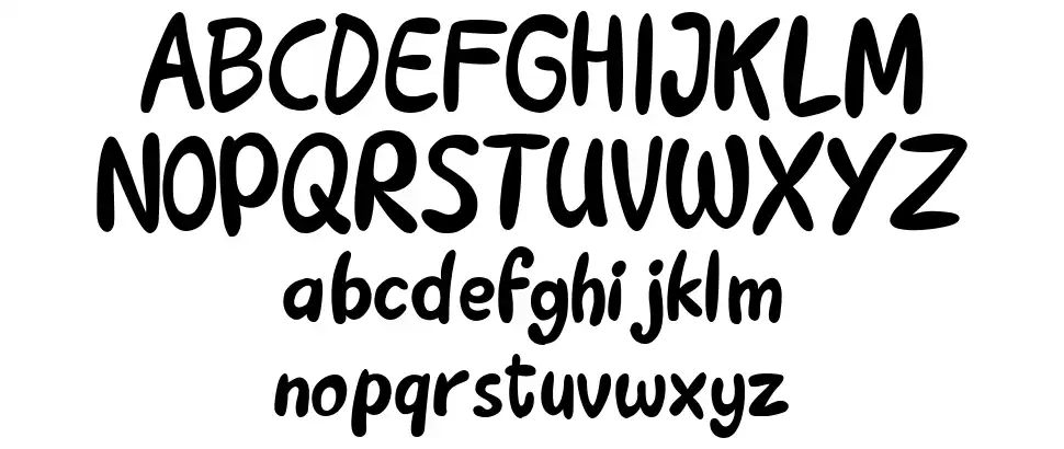 Happy Boyfont specimens