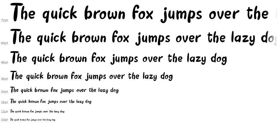 Happy Boyfont waterfall