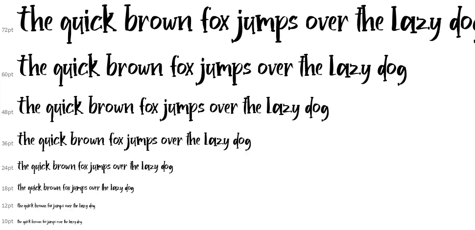 Happy Brightfont waterfall