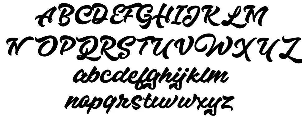 Hazzardfont specimens